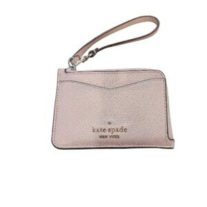 Kate Spade Pink Wallet/Card Case with Key Ring